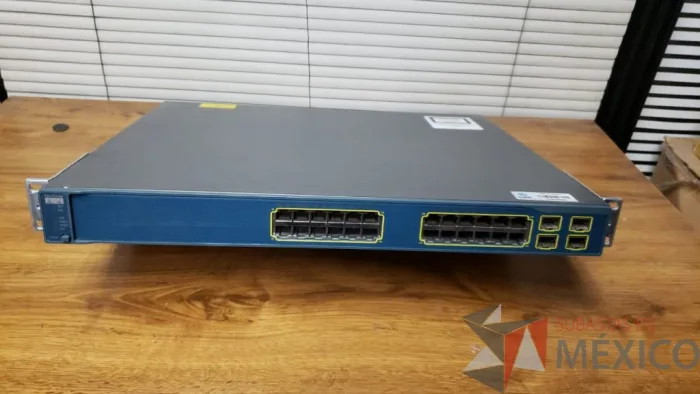 Lote 060 - SWITCH POE CISCO de 24 puertos Modelo WS C3560G 24PS S V09 - Imagen 2