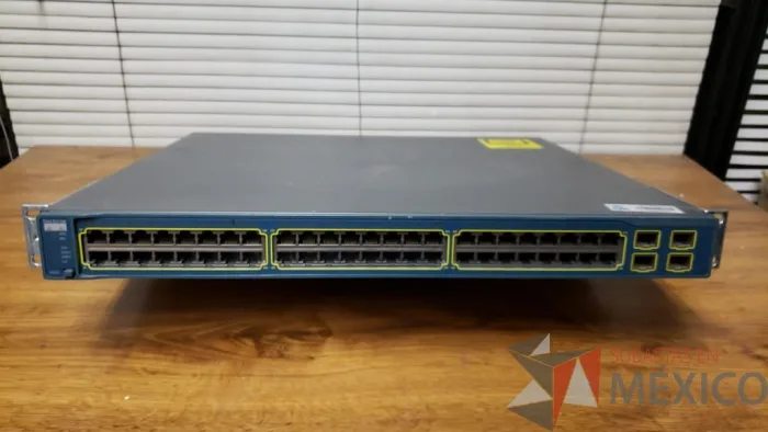 Lote 014 - SWITCH POE CISCO de 48 puertos Modelo WS C3560G 48PS S V08 - Imagen 2