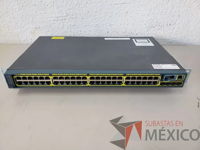 Lote 032 - SWITCH POE CISCO de 48 puertos Modelo WS'C2960S'48TS'L V06 - Imagen 2