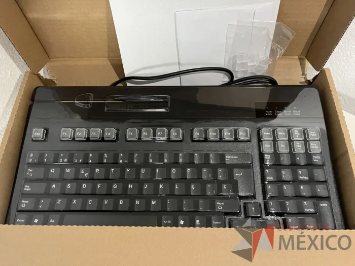 Lote 025 - Teclado con lector de banda magnética, UNITECH, Modelo: K2712SU-B - Imagen 4