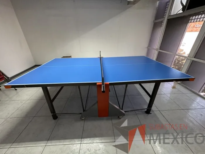 Lote 046 - Mesa de ping pong con ruedas