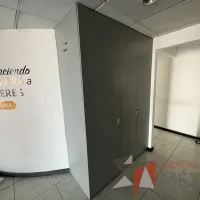 Lote 038 - Gabinete empotrado alto con 2 puertas color gris - Imagen 5