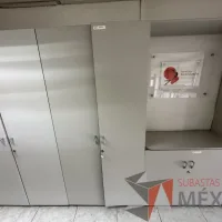 Lote 018 - Gabinete empotrado de 12 puertas color gris - Imagen 8