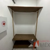 Lote 019 - Juego de 3 repisas con 1 tubo metálico empotrado - Imagen 6