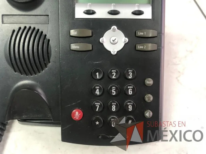 Lote 005 - 20 Teléfonos fijos Polycom, Modelo: IP 330 SIP - Imagen 6