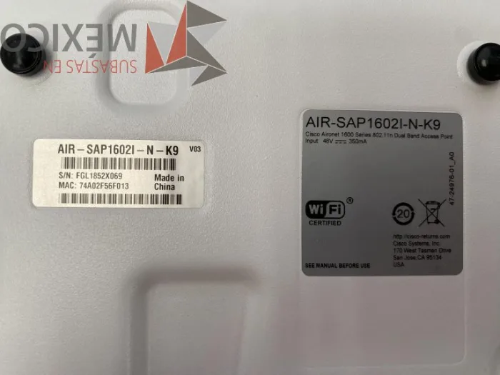 Lote 089  - 15 Access Point Cisco, Modelo: AIR-SAP1602l-N-K9 - Imagen 4