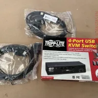 Lote 093 - 3 Switch 4-Port USB KVMTRIPP-LITE