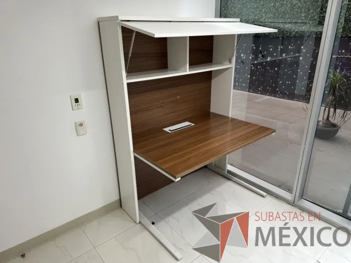 Lote 039 - Estación de trabajo para 1 persona con 1 gaveta y orificios para cable - Imagen 18
