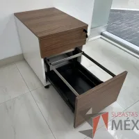 Lote 034 - Archivero vertical de 2 cajones con ruedas - Imagen 8