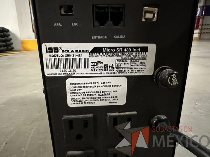 Lote 022 - UPS ISB Modelo XRN-21-481 - Imagen 4