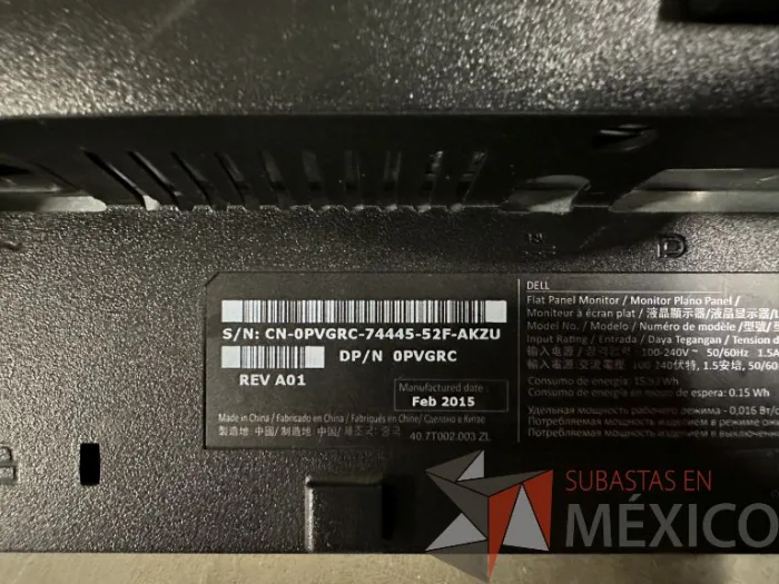 Lote 036 - Monitor de 19" DELL - Imagen 8
