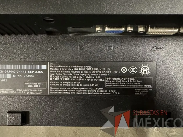 Lote 033 - Monitor de 22" DELL - Imagen 6