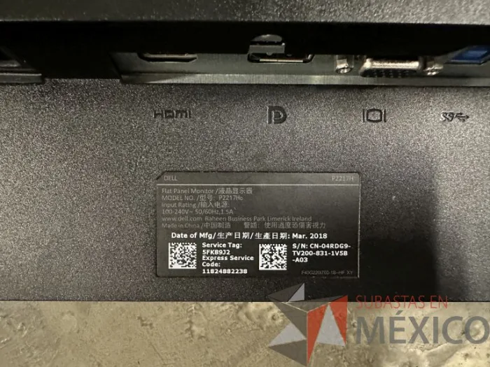 Lote 035 - Monitor de 22" DELL - Imagen 8
