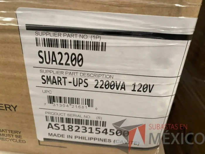 Lote 181 - Smart-UPS 2200VA 120V - Imagen 2