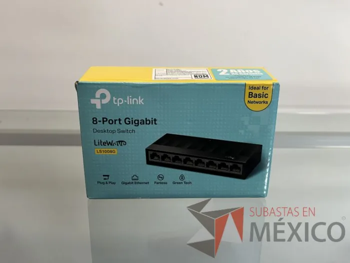 Lote 158 - Switch 8 puertos gigabit. Modelo: LS1008G - Imagen 2
