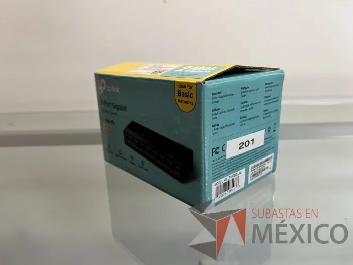 Lote 158 - Switch 8 puertos gigabit. Modelo: LS1008G - Imagen 3