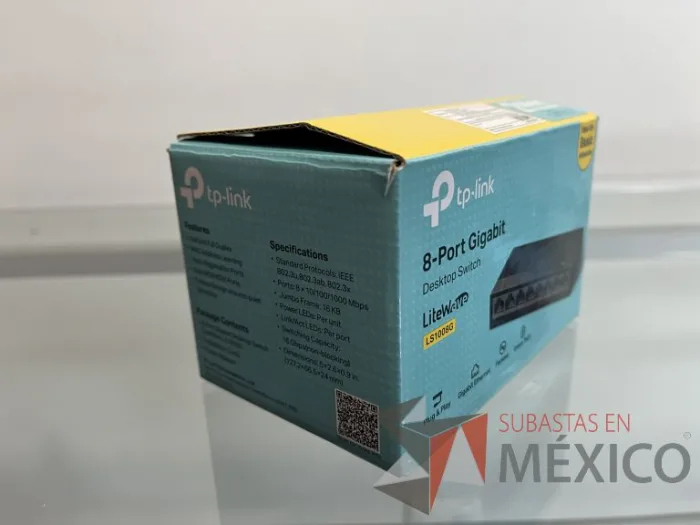 Lote 158 - Switch 8 puertos gigabit. Modelo: LS1008G - Imagen 4