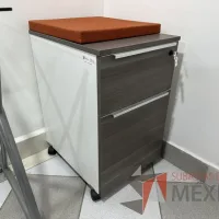 Lote 007 - Archivero vertical de 2 cajones con ruedas - Imagen 3