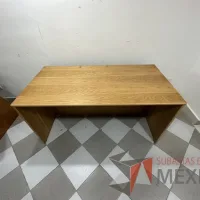 Lote 017 - Escritorio rectangular color madera - Imagen 7