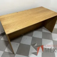 Lote 017 - Escritorio rectangular color madera - Imagen 8