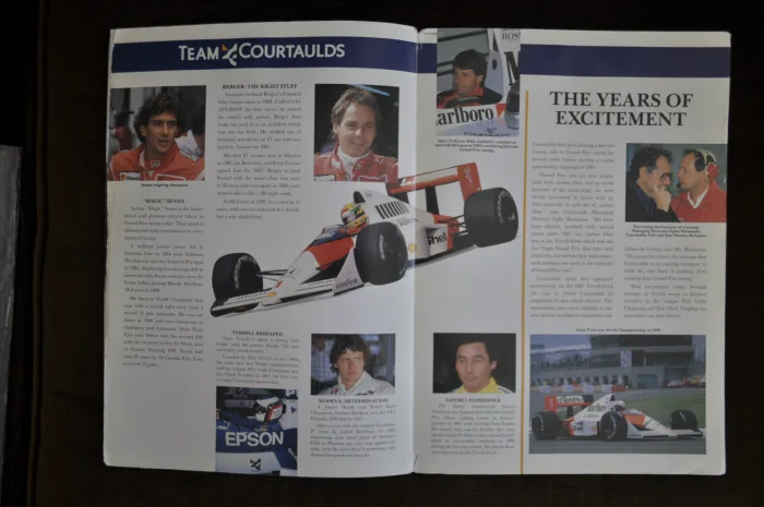 Lote 108 - FÓRMULA 1. Programa oficial del Campeonato de Pilotos y Constructores (9 al 12 de Octubre de 1986) - Imagen 3