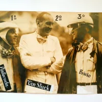 Lote 006 - Foto en B/N Trio de campeones