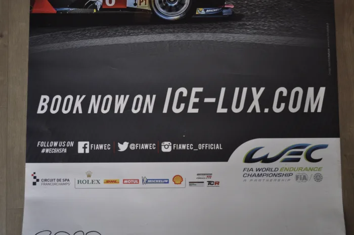 Lote 089 - Banner publicitario : Les 6 Heures de Spa - Francorchamps - Imagen 6