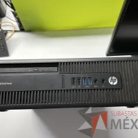 Lote 112 - Computadora de Escritorio de Alto Rendimiento marca HP EliteDesk 705 G3 SFF con 16 GB RAM, 500 GB Disco Duro y Monitor HP de 24" de alta resolución V244h - Imagen 2