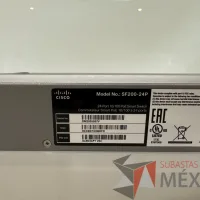 Lote 017 - 2 Switch CISCO SF200-24P de 24 puertos, marca CISCO - Imagen 8