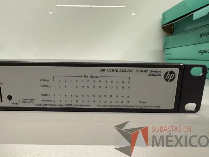 Lote 019 - 2 Switch HP V1910-24G-PoE de 24 puertos - Imagen 3