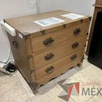 Lote 015 - Gabinete con 3 cajones de madera de encino americano - Imagen 2