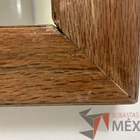 Lote 023 - Espejo con marco de madera de encino americano - Imagen 4