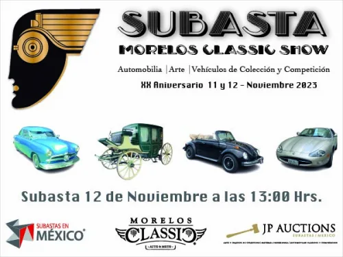 Subasta de Automóviles Morelos Classic Show 2023
