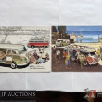 Lote 013 - VW Station Wagon and De Luxe Station Wagon: Lote de 2 brochures