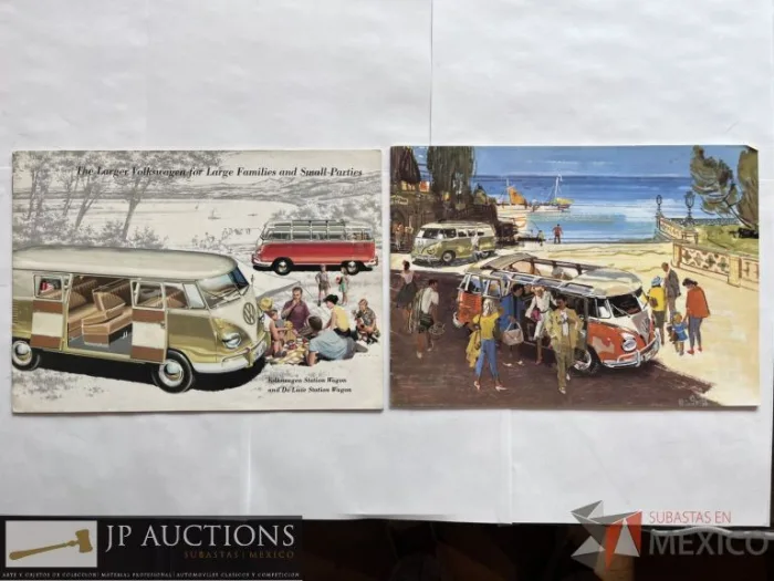 Lote 013 - VW Station Wagon and De Luxe Station Wagon: Lote de 2 brochures - Imagen 3
