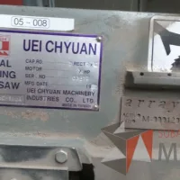 Lote 013 - Metal Band Saw  UEI CHYUAN, Modelo: UC-18OA - Imagen 4