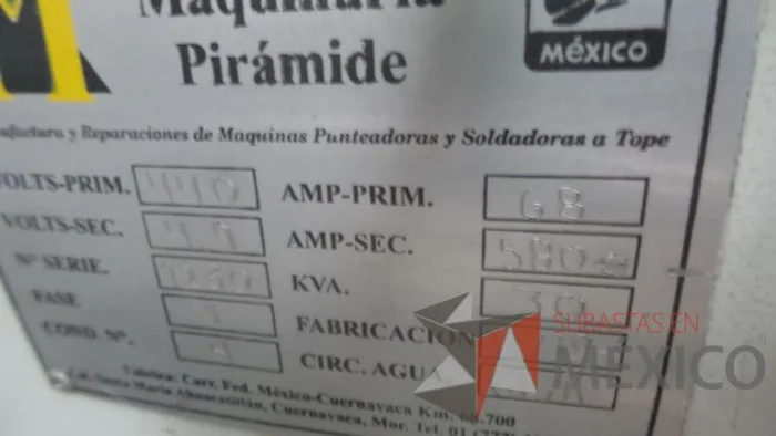 Lote 005 - Punteadora, Marca: Maquinaria Piramide - Imagen 5