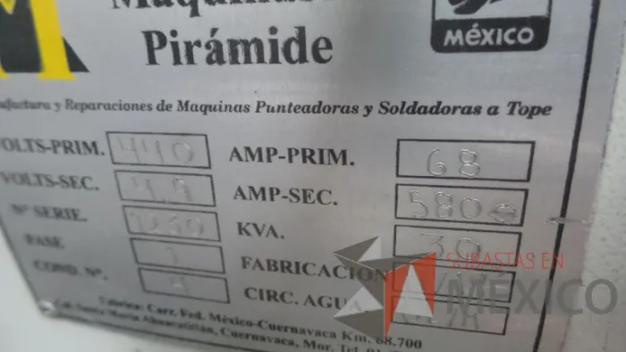 Lote 005 - Punteadora, Marca: Maquinaria Piramide - Imagen 6