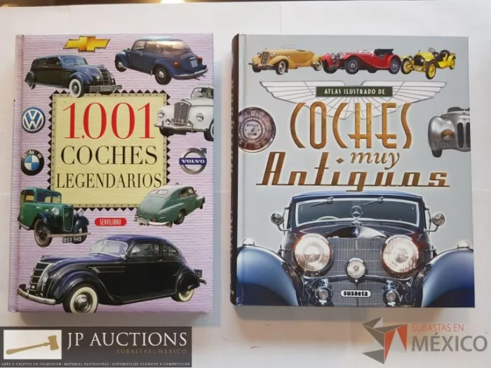 Lote 061 - Lote de 2 libros: Atlas ilustrado de Coches muy antiguos. Ed Susaeta, 218 paginas.,  1001 coches legendarios. Ed. Servilibro,199 págs.) - Imagen 8