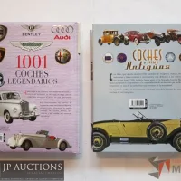 Lote 061 - Lote de 2 libros: Atlas ilustrado de Coches muy antiguos. Ed Susaeta, 218 paginas.,  1001 coches legendarios. Ed. Servilibro,199 págs.) - Imagen 2