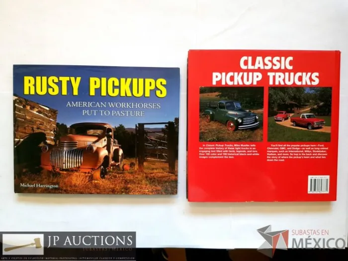 Lote 093 - Lote de 3 libros  THE HEMMINGS BOOK OF PICK UP TRUCKS, 120 paginas  RUSTY PICKUPS : American Workhouses put to pasture, Autor Michael Harrington, 2011, 140 paginas, pasta dura,  CLASSIC PICK UP TRUCKS, - Imagen 3
