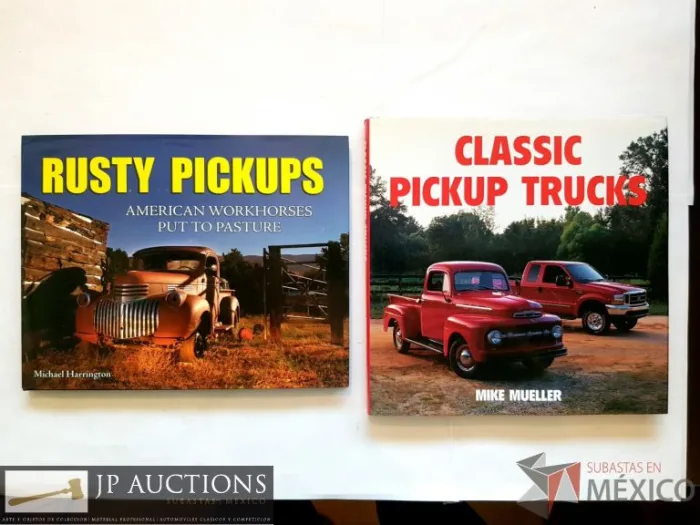 Lote 093 - Lote de 3 libros  THE HEMMINGS BOOK OF PICK UP TRUCKS, 120 paginas  RUSTY PICKUPS : American Workhouses put to pasture, Autor Michael Harrington, 2011, 140 paginas, pasta dura,  CLASSIC PICK UP TRUCKS, - Imagen 4