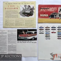 Lote 009 - Lote de varias brochures: HORNET (1970), CHAMPION COMMANDER AND LAND CRUISERS (1950), MERCURY (1957), FORD (1938), ROUTE 66, ACCESORIOS MOPAR - Imagen 3