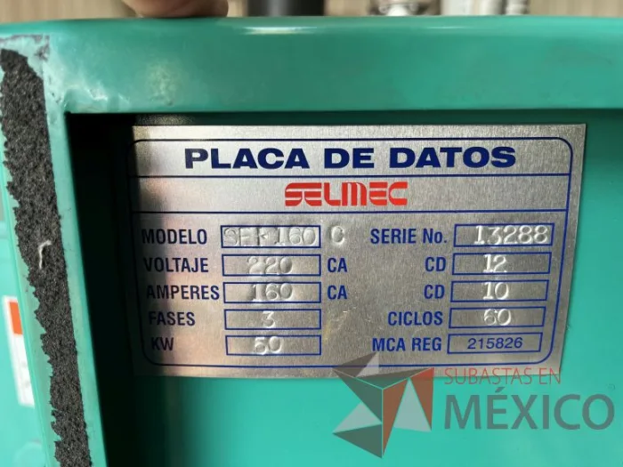 Lote 001 - Planta de emergencia SEIMEC con motor CUMMINS, 45 KVA - Imagen 7