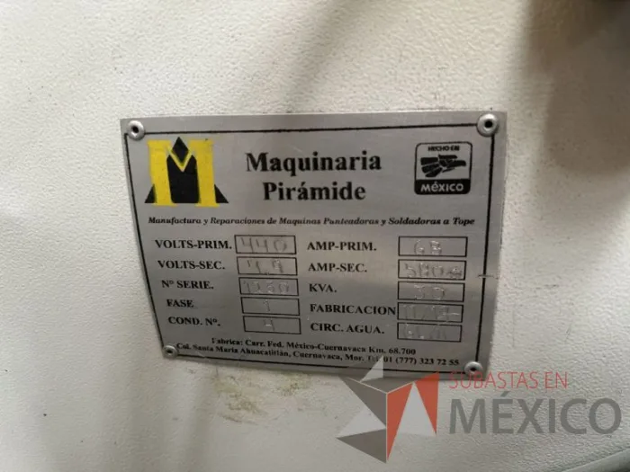 Lote 005 - Punteadora, Marca: Maquinaria Piramide - Imagen 16