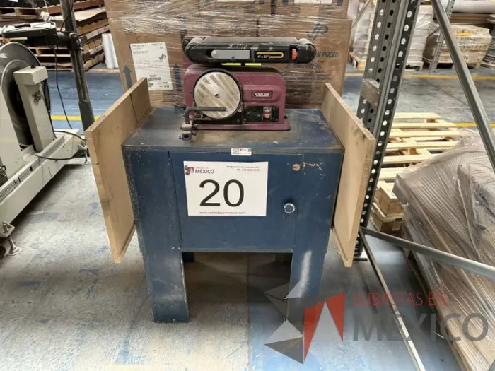 Lote 020 - Lijadora de banda y disco KNO VA, Marca: KN BD-46A