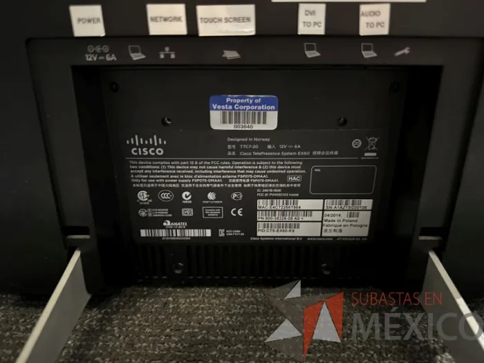 Lote 032 -  CISCO TelePresence System.  Modelo: EX60. - Imagen 9