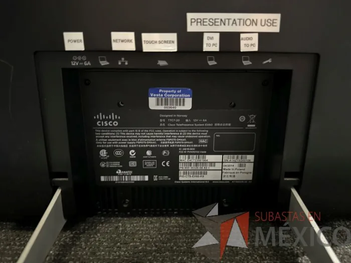Lote 032 -  CISCO TelePresence System.  Modelo: EX60. - Imagen 11