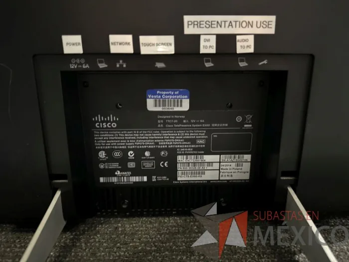 Lote 032 -  CISCO TelePresence System.  Modelo: EX60. - Imagen 12