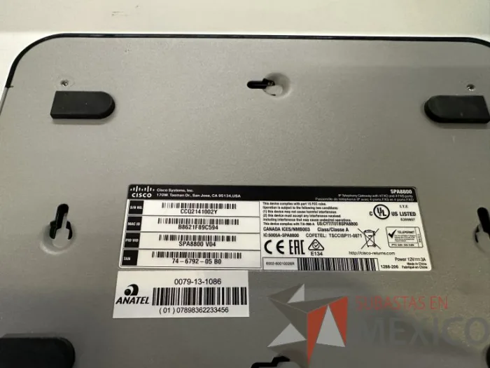 Lote 035 - Cisco SPA8800 IP Telephony Gateway with 4 FXS and 4 FXO Ports - Imagen 7